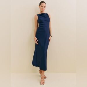 Reformation Corey Satin Dress